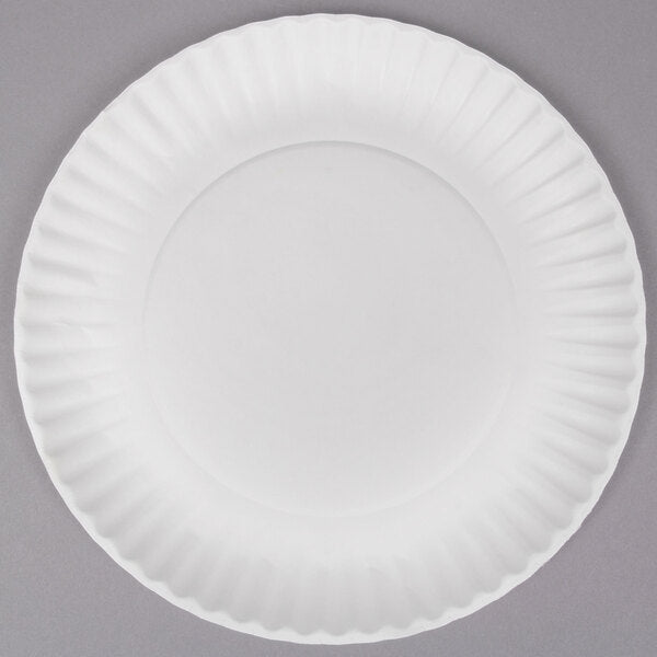 9" Uncoated Paper Plate (1000/CS)