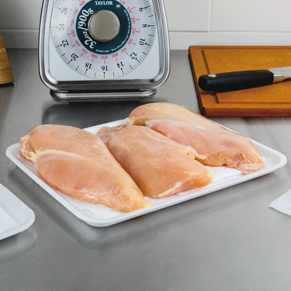 Foam Trays White, 10S, 10x8x.5" (500/CS)