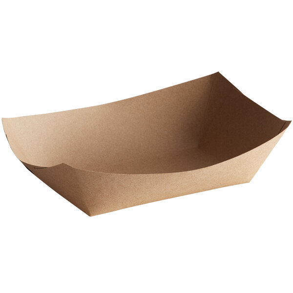 1 lbs Kraft Paper Food Tray (1000 / Case)