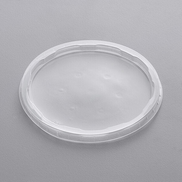 8-32oz Deli Container Recessed Lid (500/CS) - WNA Lid (500/CS) - WNA