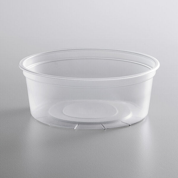 8oz Clear Polypro Containers (500/CS) - WNA (500/CS) - WNA