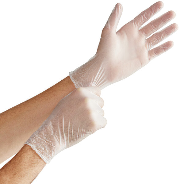 Powder Free Vinyl Gloves XL (10 BX of 100 gloves/CS)