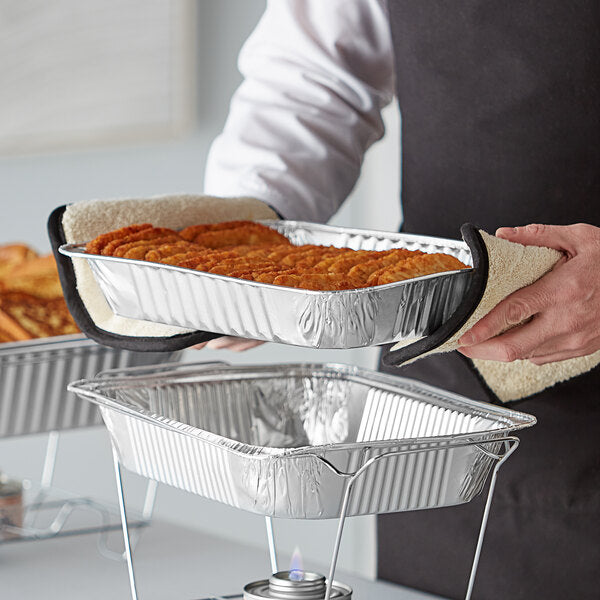 Half Medium Aluminum Pans (100/CS)