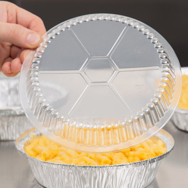 7" Dome Lid for Round Aluminum Pan (500 / Case)